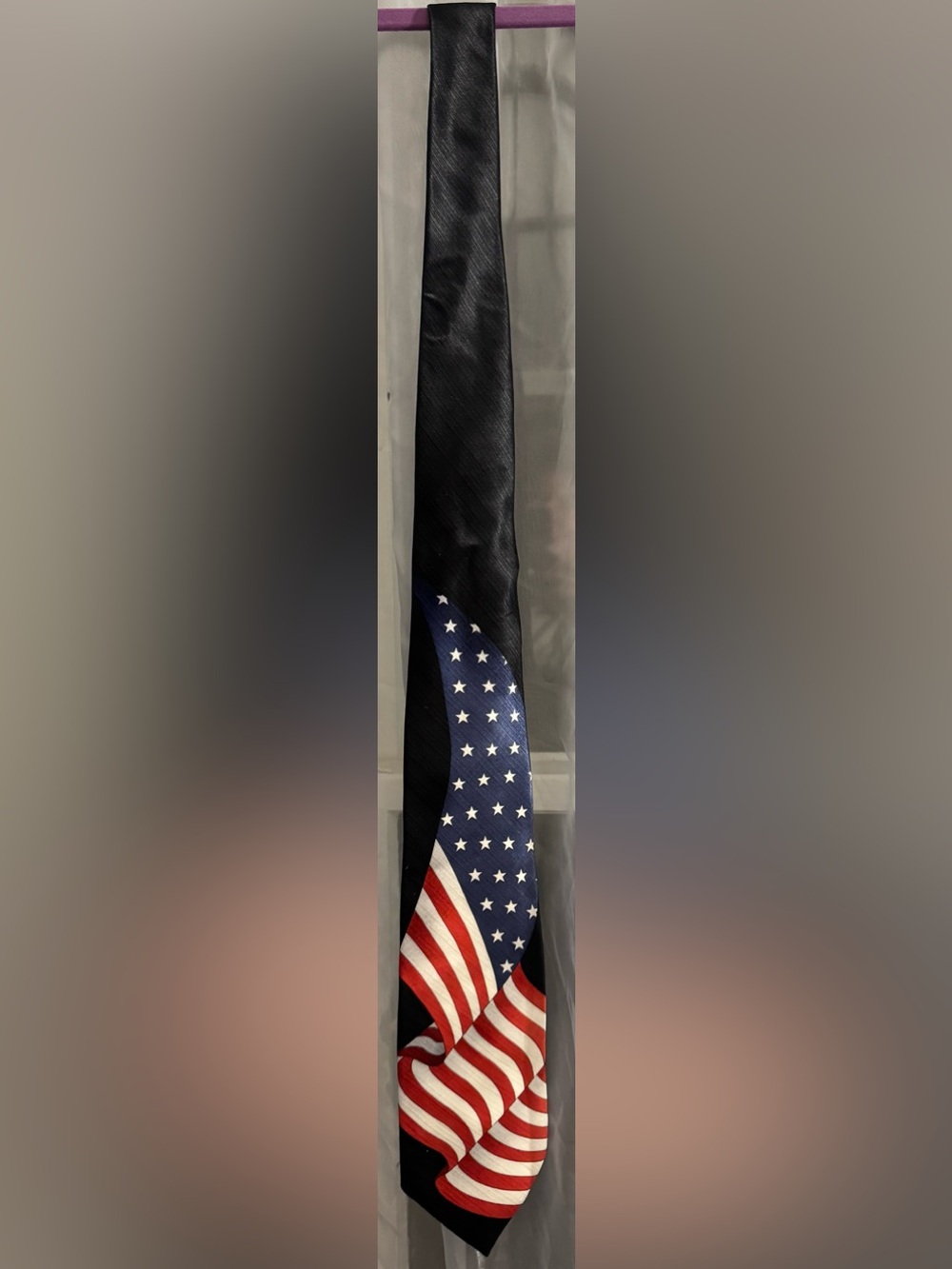 SAVILE Row 100% silk Patriotic Stars and Stripes Tie